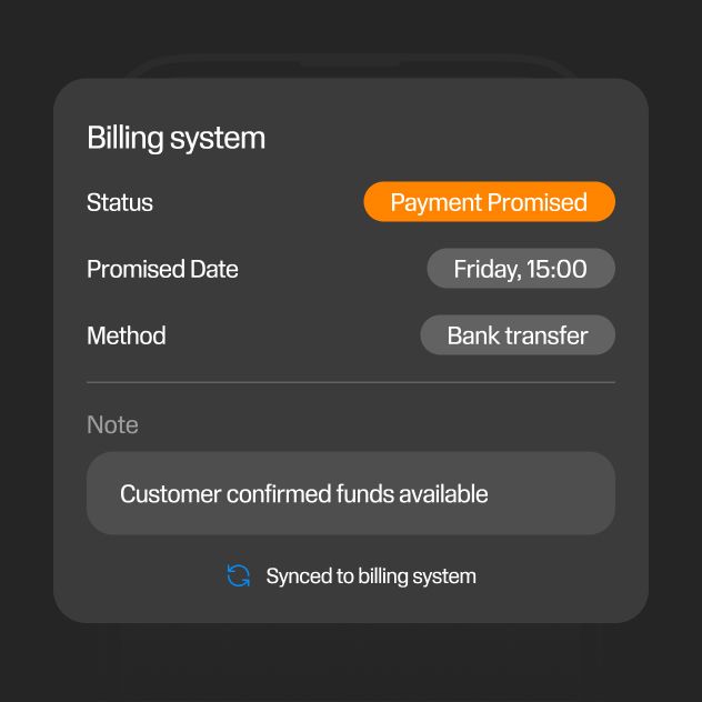 Auto-Sync Payment Outcomes to Your Billing System feature illustration