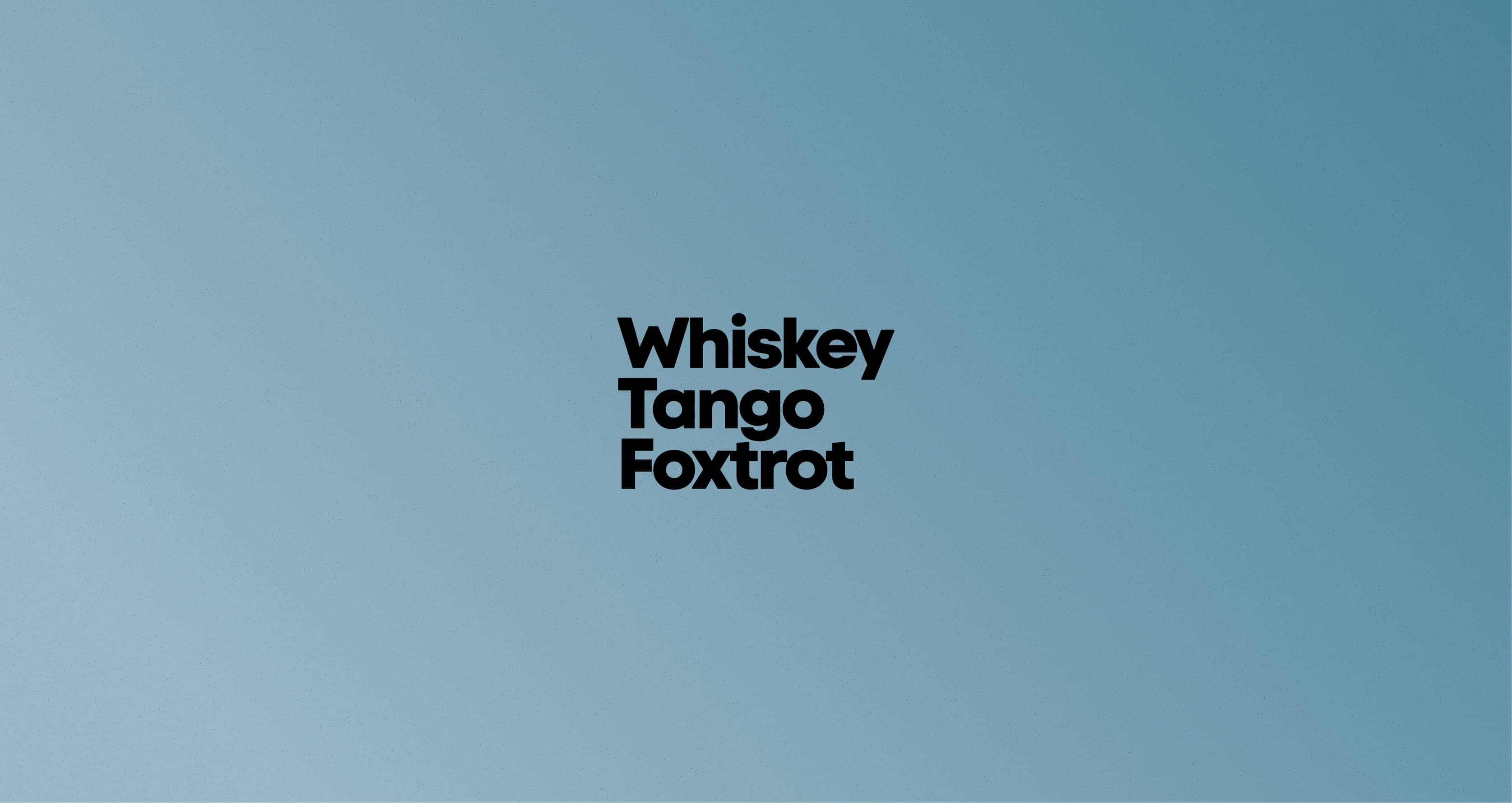 Logo de Whiskey Tango Foxtrot